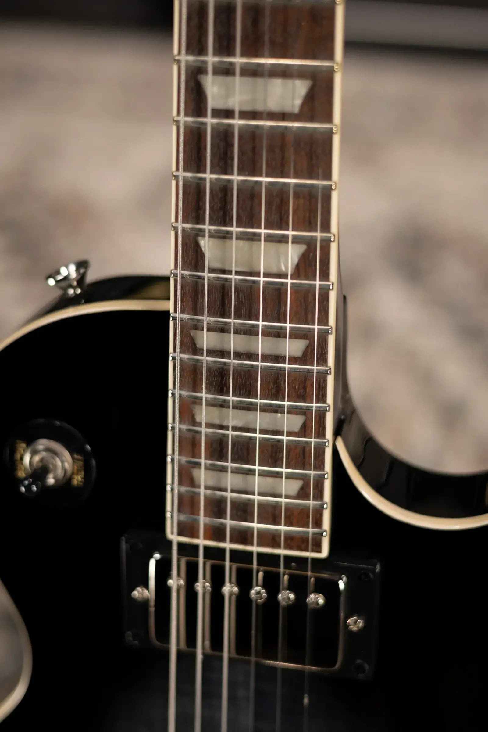 Epiphone Les Paul Tribute Plus Electric Guitar - Transparent Ebony