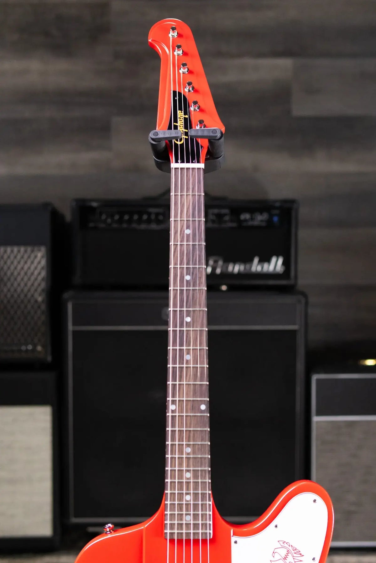 Epiphone 1963 Firebird I Reissue Electric Guitar - Cardinal Red with Hardshell Case
