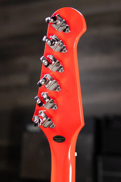 Epiphone 1963 Firebird I Reissue Electric Guitar - Cardinal Red with Hardshell Case
