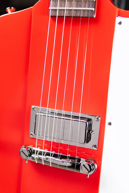 Epiphone 1963 Firebird I Reissue Electric Guitar - Cardinal Red with Hardshell Case