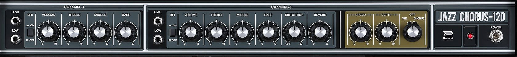(Display) Roland JC-120 Jazz Chorus 2 x 12 Stereo Guitar Amplifier