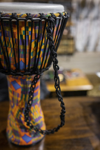 meinl 10 rope tuned travel series djembe kenyan quilt haggertys 7