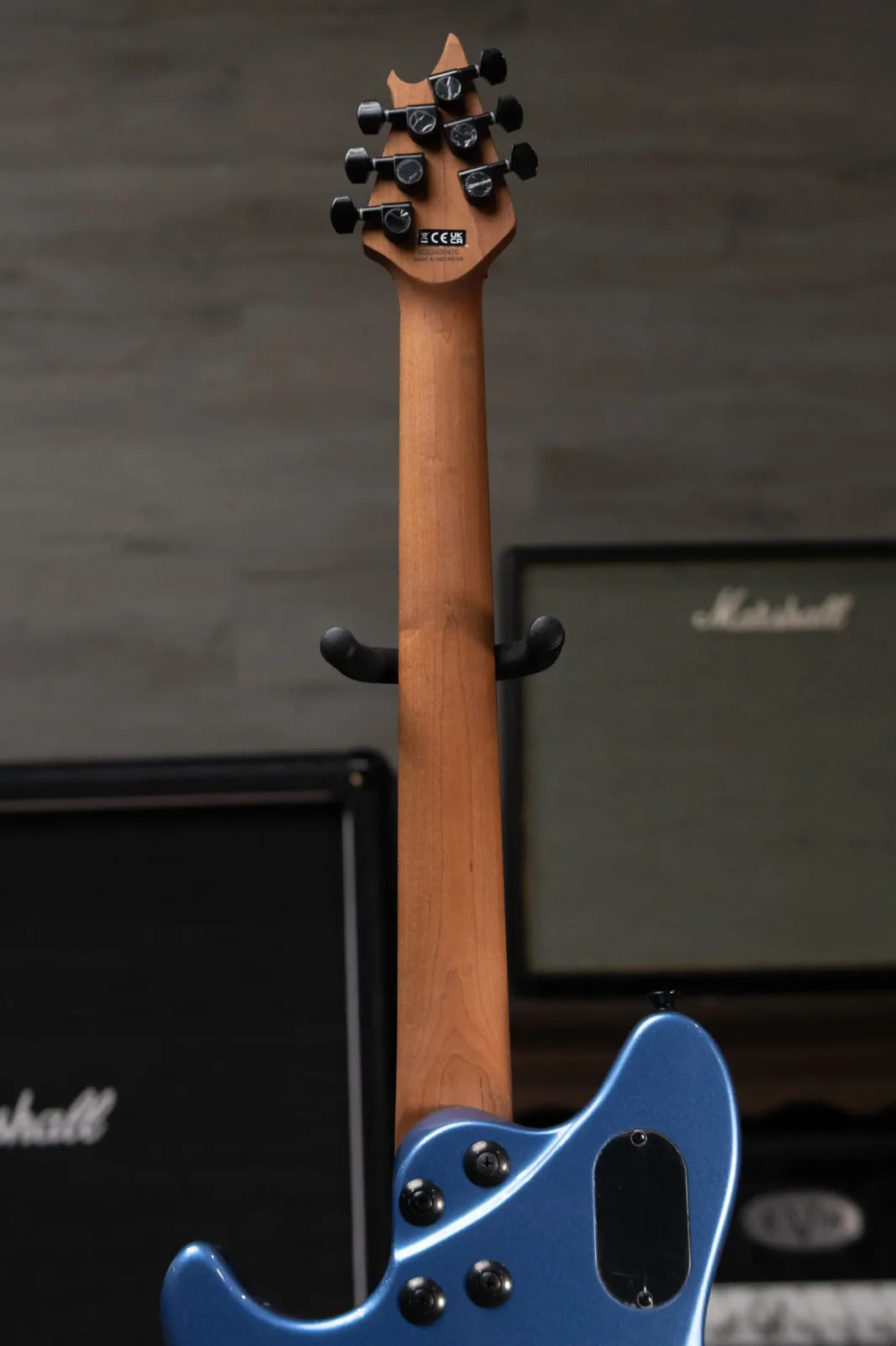 new 7.4 lb EVH Wolfgang Standard Baked Maple Fingerboard Pelham Blue haggertys 07