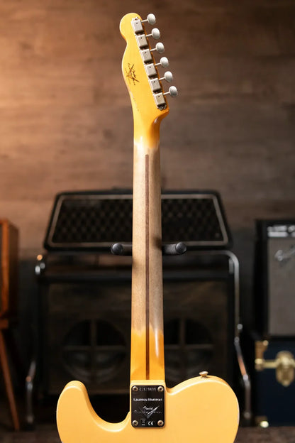 new 7 8 lbs Fender Custom Shop Limited Edition CuNiFe Telecaster Custom Heavy Relic 1 Piece Maple Neck Aged Nocaster Blonde haggertys 07