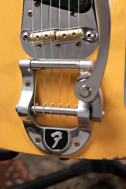 new 7 8 lbs Fender Custom Shop Limited Edition CuNiFe Telecaster Custom Heavy Relic 1 Piece Maple Neck Aged Nocaster Blonde haggertys 13