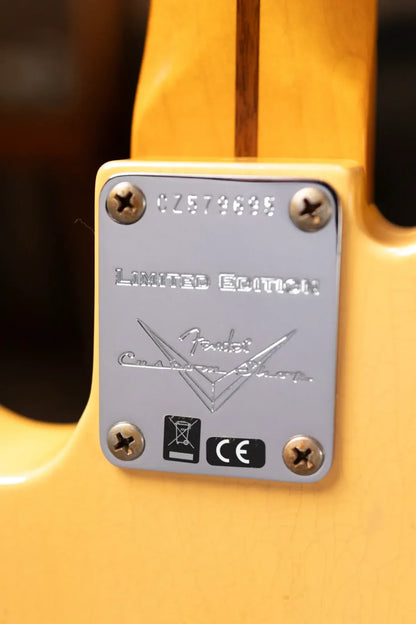 new 7 8 lbs Fender Custom Shop Limited Edition CuNiFe Telecaster Custom Heavy Relic 1 Piece Maple Neck Aged Nocaster Blonde haggertys 18