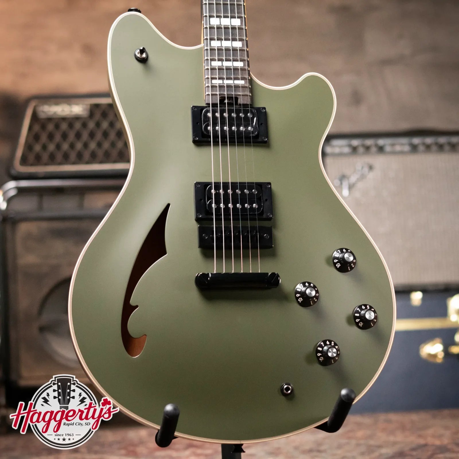 new 8 2 lbs EVH SA 126 Special Matte Army Drab with Hardshell Case haggertys 01