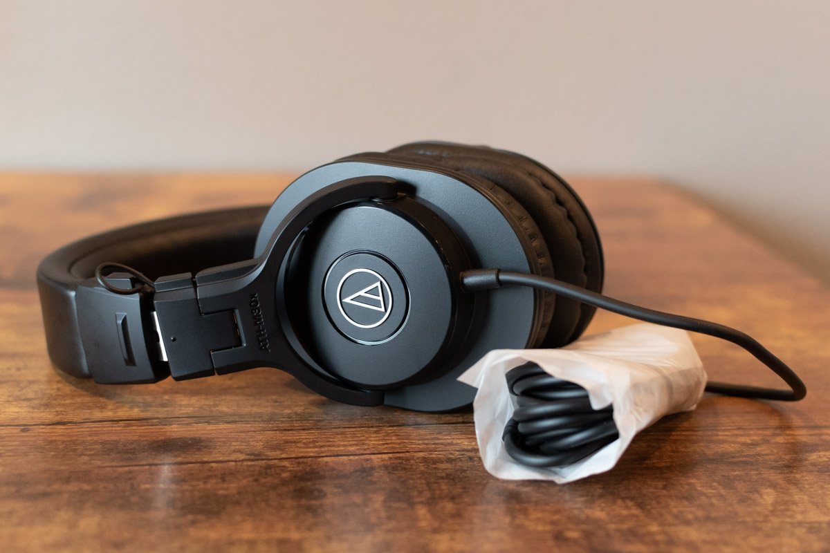 new Audio Technica ATH M30X Closed Back Dynamic Headphones haggertys 05
