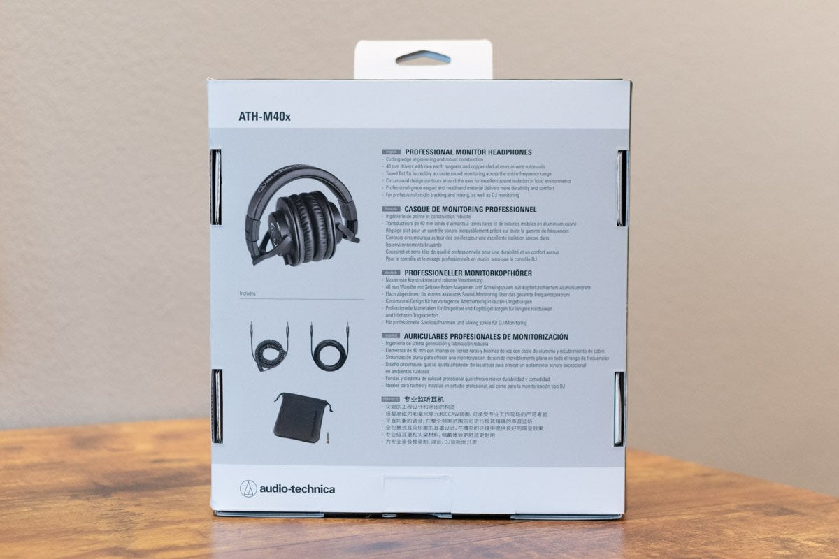 new Audio Technica ATH M40X Headphones haggertys 10