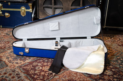 Bobelock 1029 Fiberglass Arrow Mandolin Case- Blue/Gray