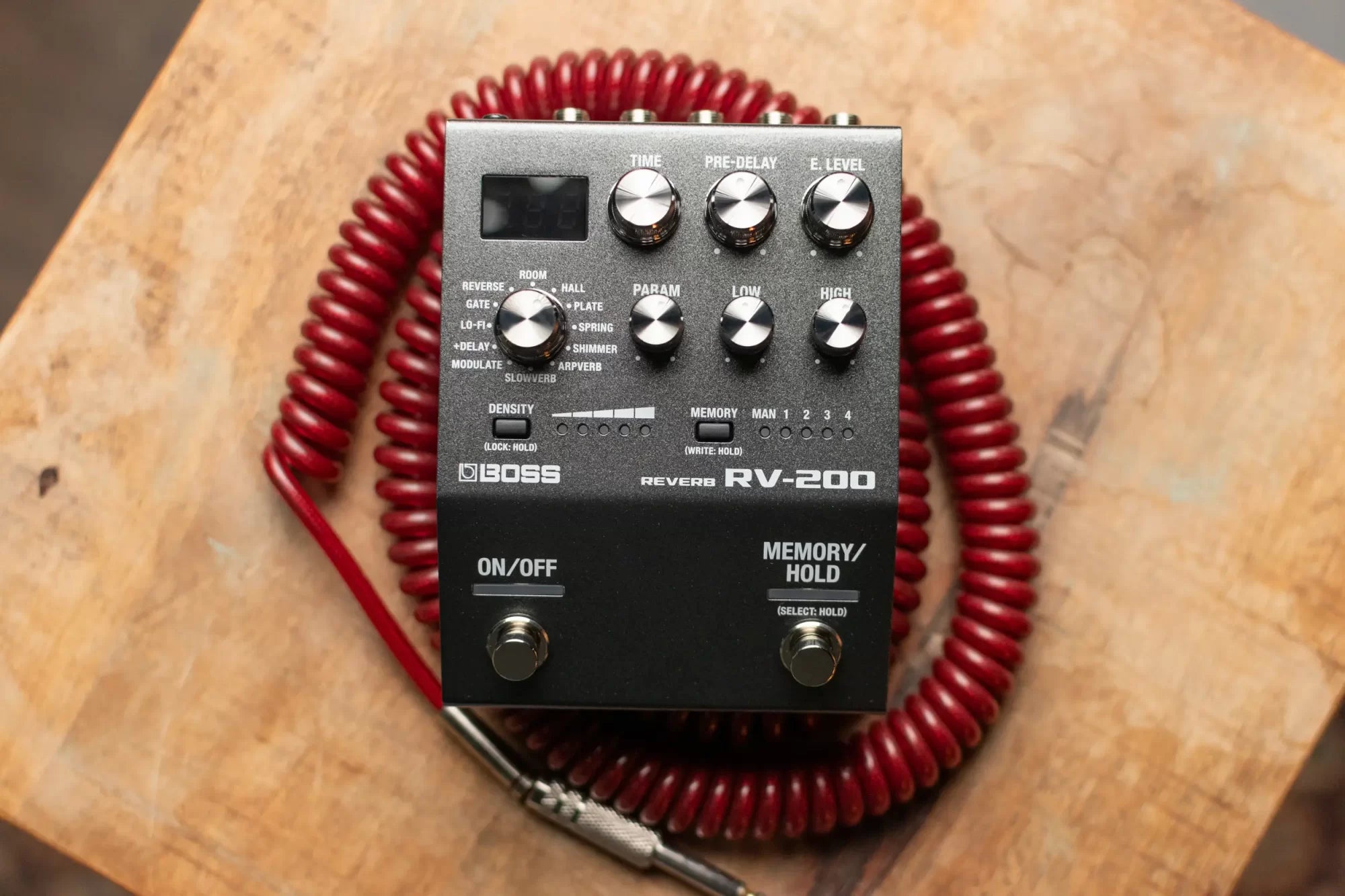 new Boss RV 200 Reverb Pedal haggertys 2