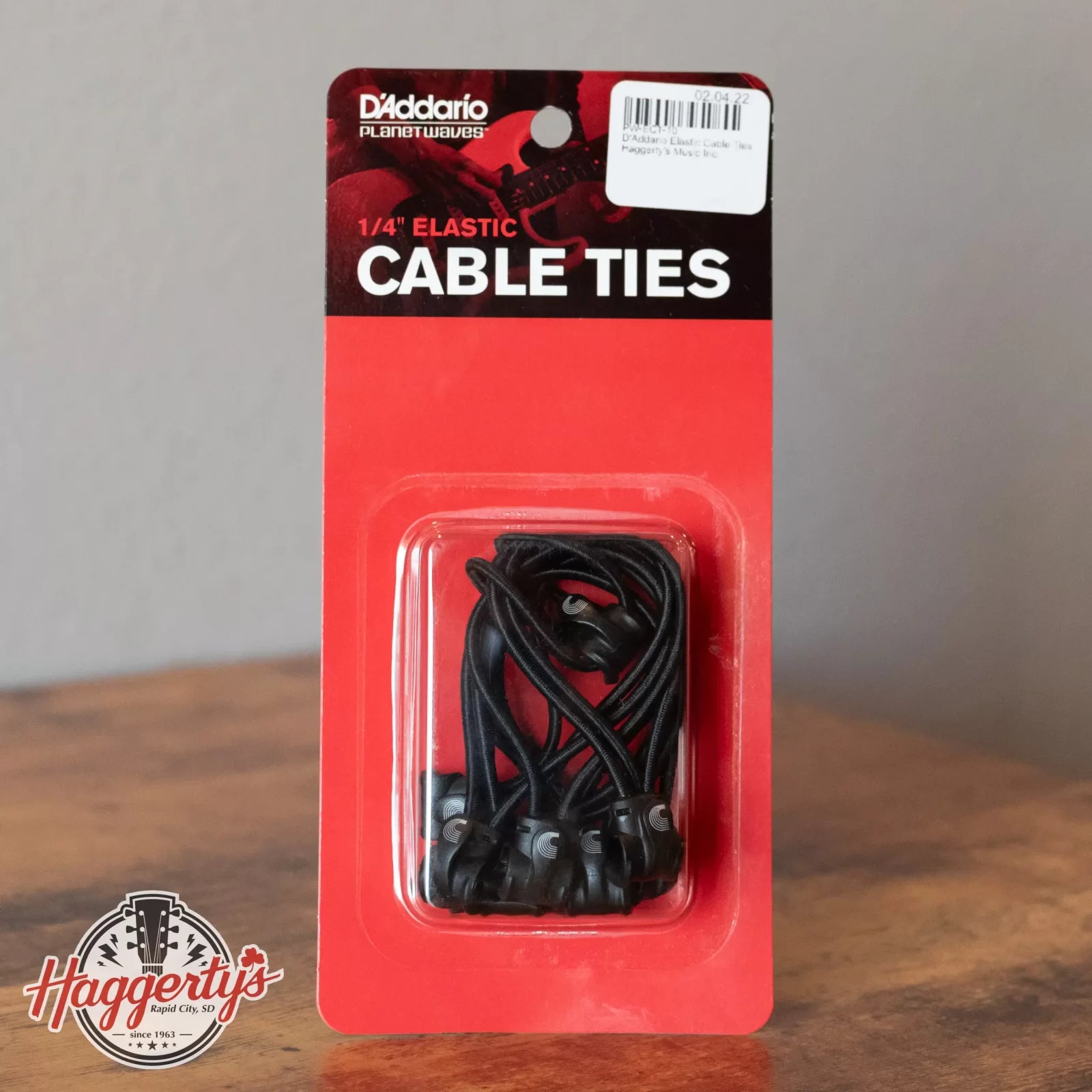 D'Addario Elastic Cable Ties 10-pack
