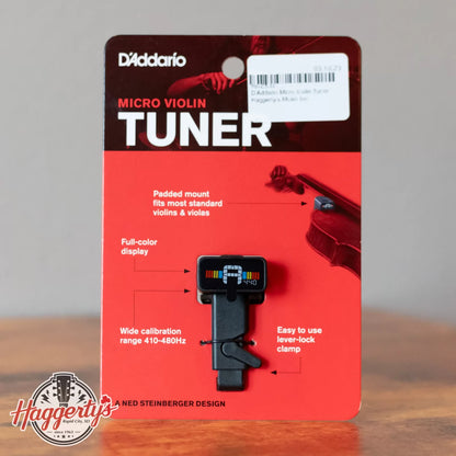 new D Addario Micro Violin Tuner haggertys 1