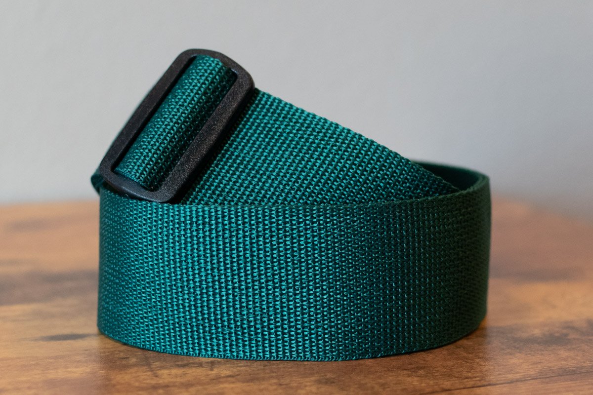 new ERNIE BALL P04050 POLYPRO GUITAR STRAP FOREST GREEN haggertys 2