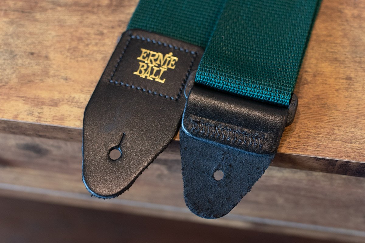 new ERNIE BALL P04050 POLYPRO GUITAR STRAP FOREST GREEN haggertys 5