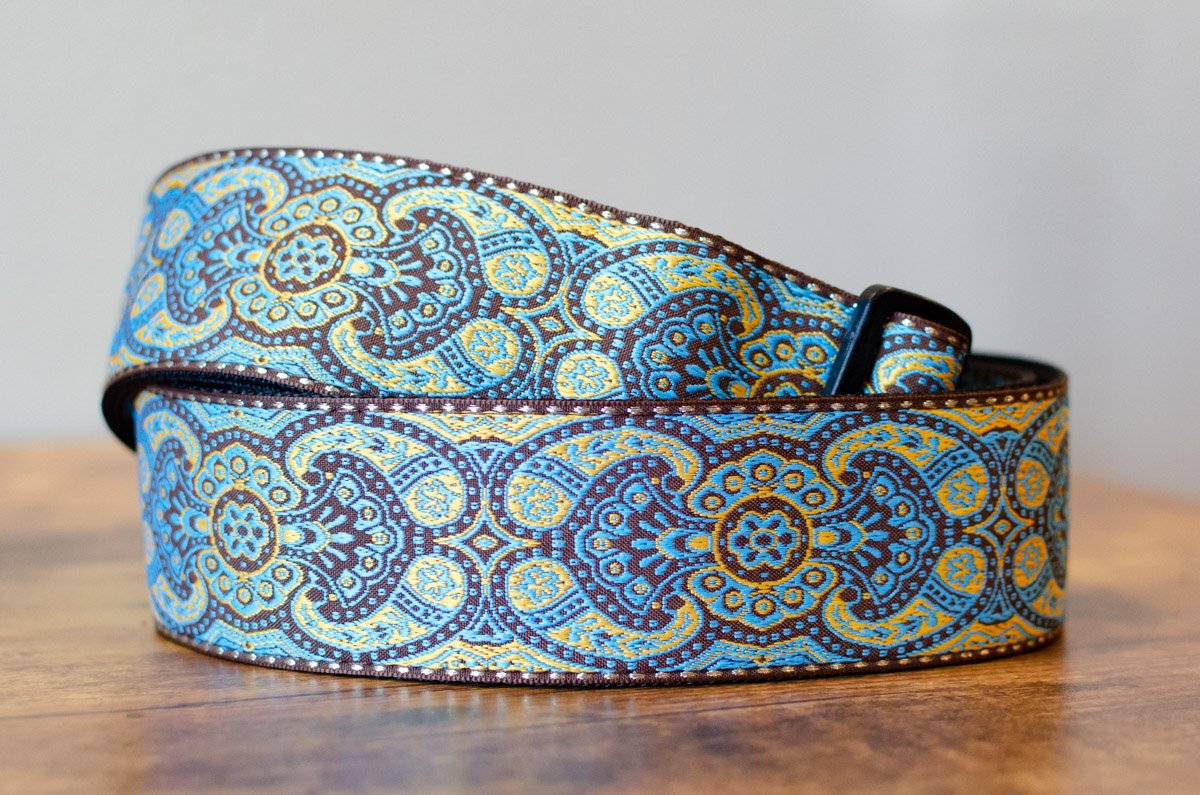 new ERNIE BALL P04098 IMPERIAL PAISLEY JACQUARD GUITAR STRAP haggertys 2