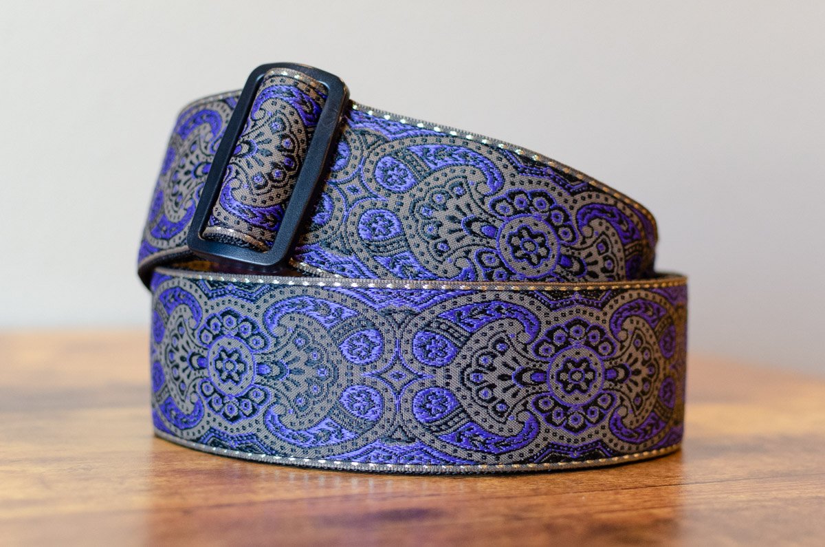 new ERNIE BALL P04164 PURPLE PAISLEY STRAP haggertys 2