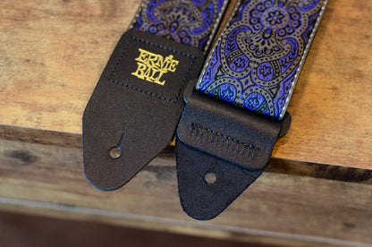 new ERNIE BALL P04164 PURPLE PAISLEY STRAP haggertys 5