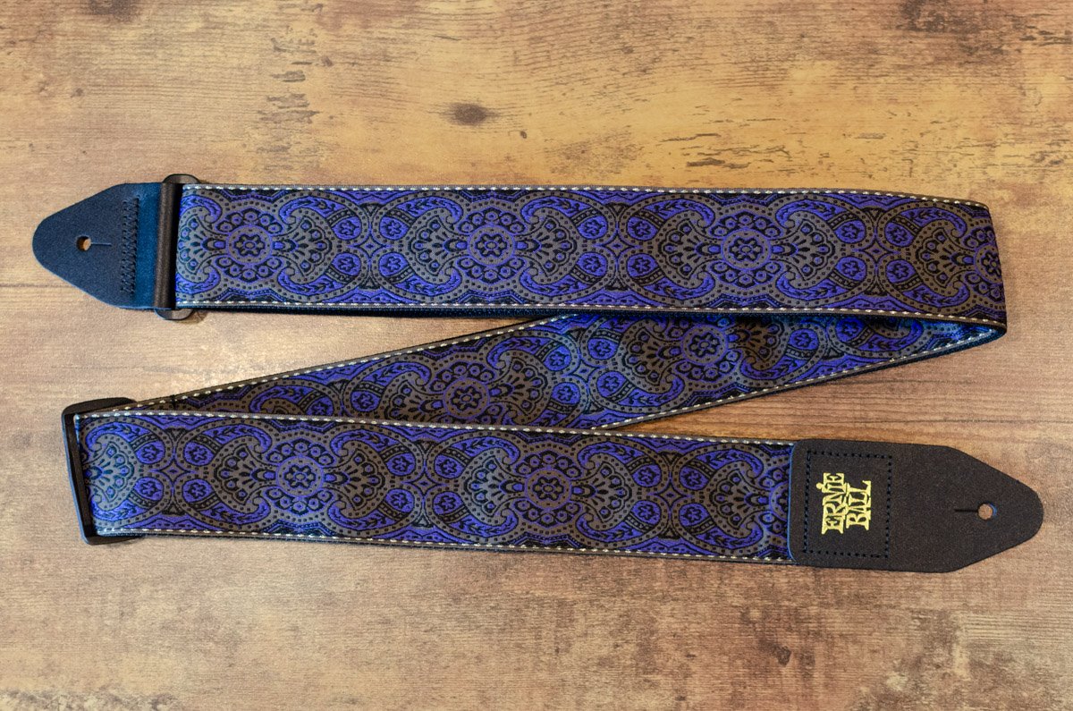 new ERNIE BALL P04164 PURPLE PAISLEY STRAP haggertys 7