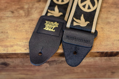 new ERNIE BALL P04613 PEACE LOVE DOVE STRAP haggertys 5
