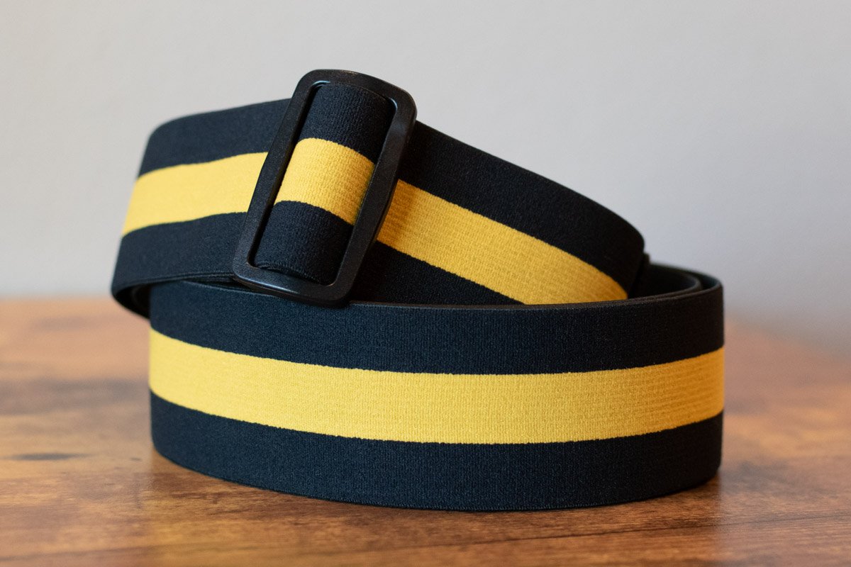 new ERNIE BALL P05328 STRETCH COMFORT RACER YELLOW GUITAR STRAP haggertys 2