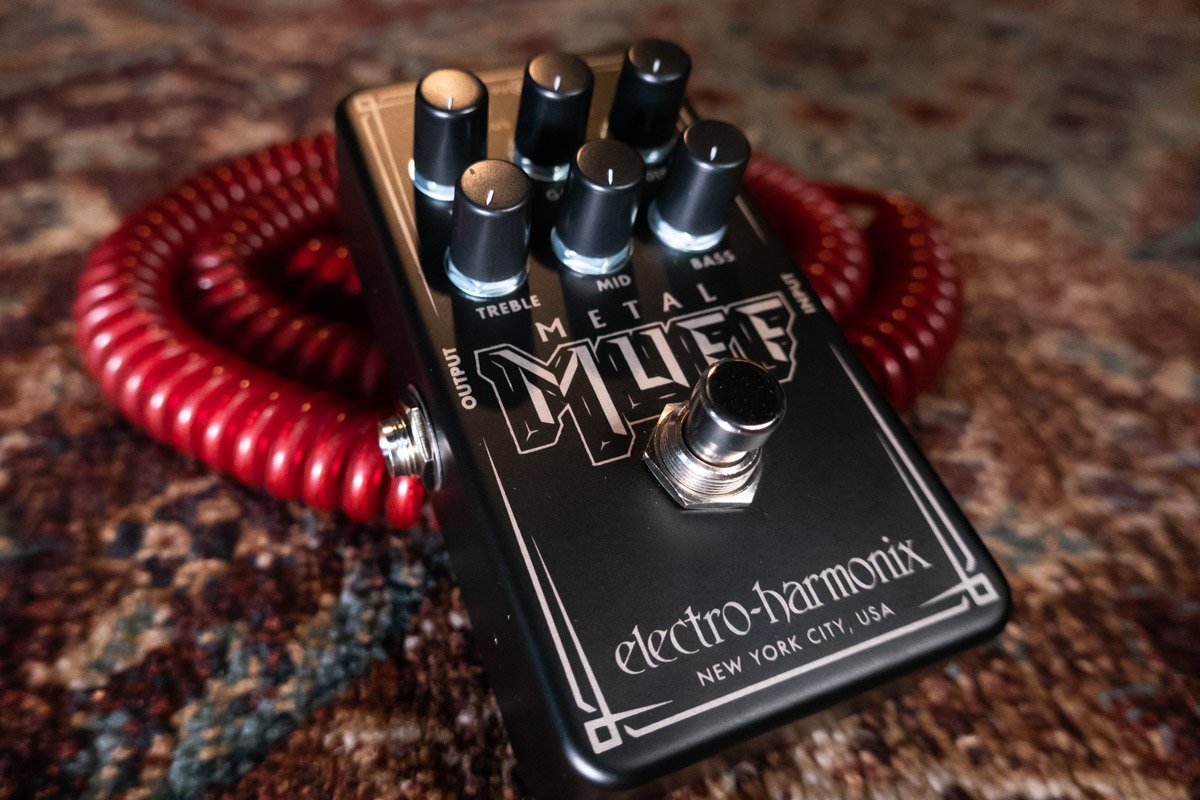 Electro-Harmonix Nano Metal Muff Distortion Guitar Pedal With Gate