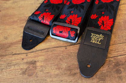 Ernie Ball P05335 Tango Rose Jacquard Strap