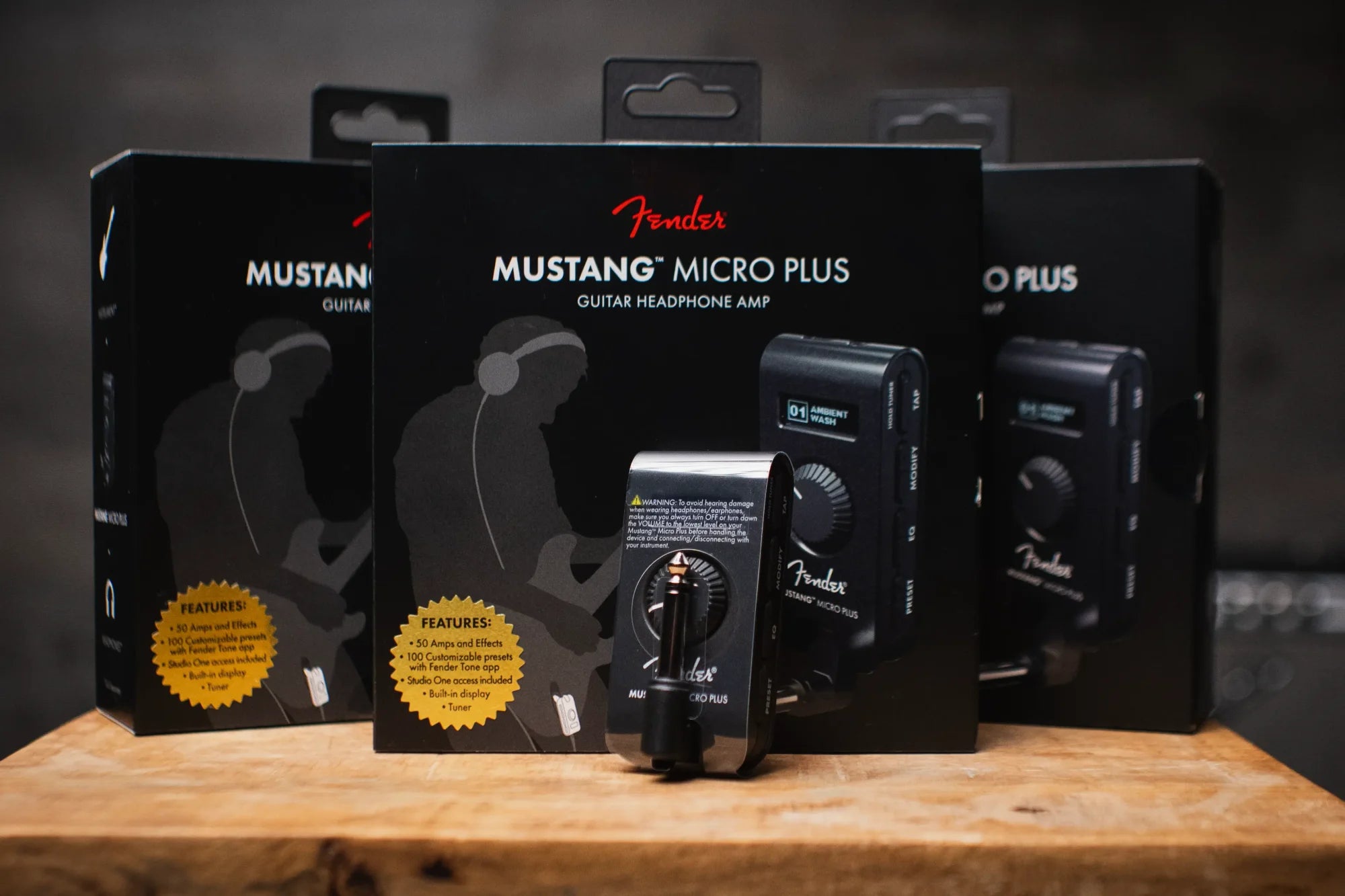 new Fender Mustang Micro Plus Headphone Amp haggertys 8