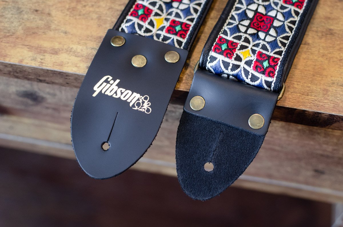 new GIBSON THE MOSAIC GUITAR STRAP haggertys 6