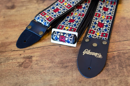 new GIBSON THE MOSAIC GUITAR STRAP haggertys 8