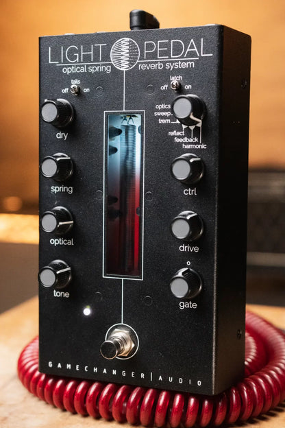 new Gamechanger Audio Light Pedal Analog Optical Spring Reverb haggertys 2