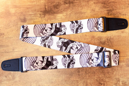 Henry Heller 2" Sublimation Guitar Strap US Army Union White