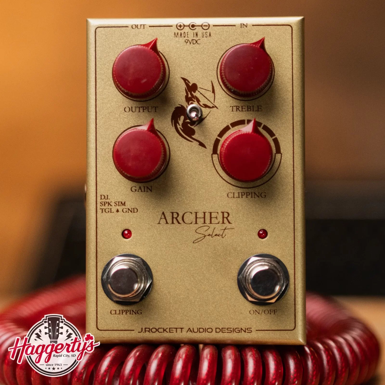 new J. Rockett Archer Select Overdrive Pedal haggertys 1