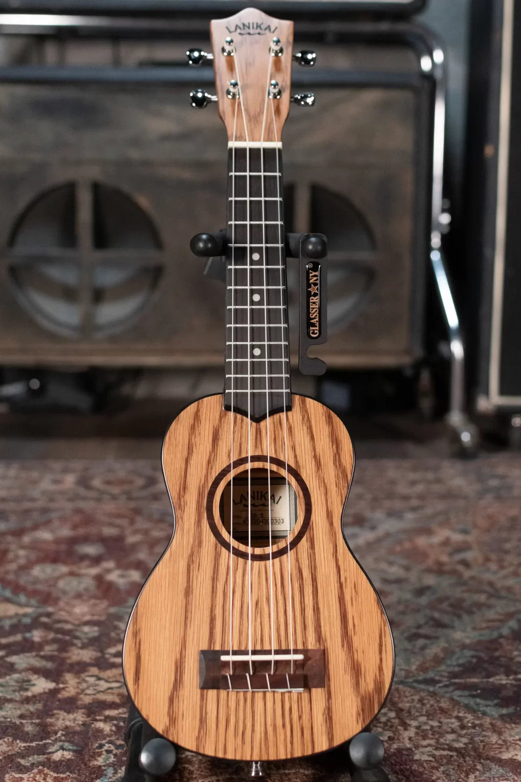 new Lanikai OA S Oak Soprano Satin Ukulele w Gig Bag haggertys 03