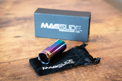 Magslide Pinky Aurora MA-1 Small-Medium (Ring Size: 7.5-9), Multicolor PVD