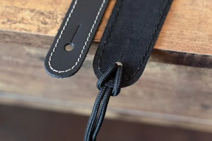 Martin Slim Leather Strap - Black