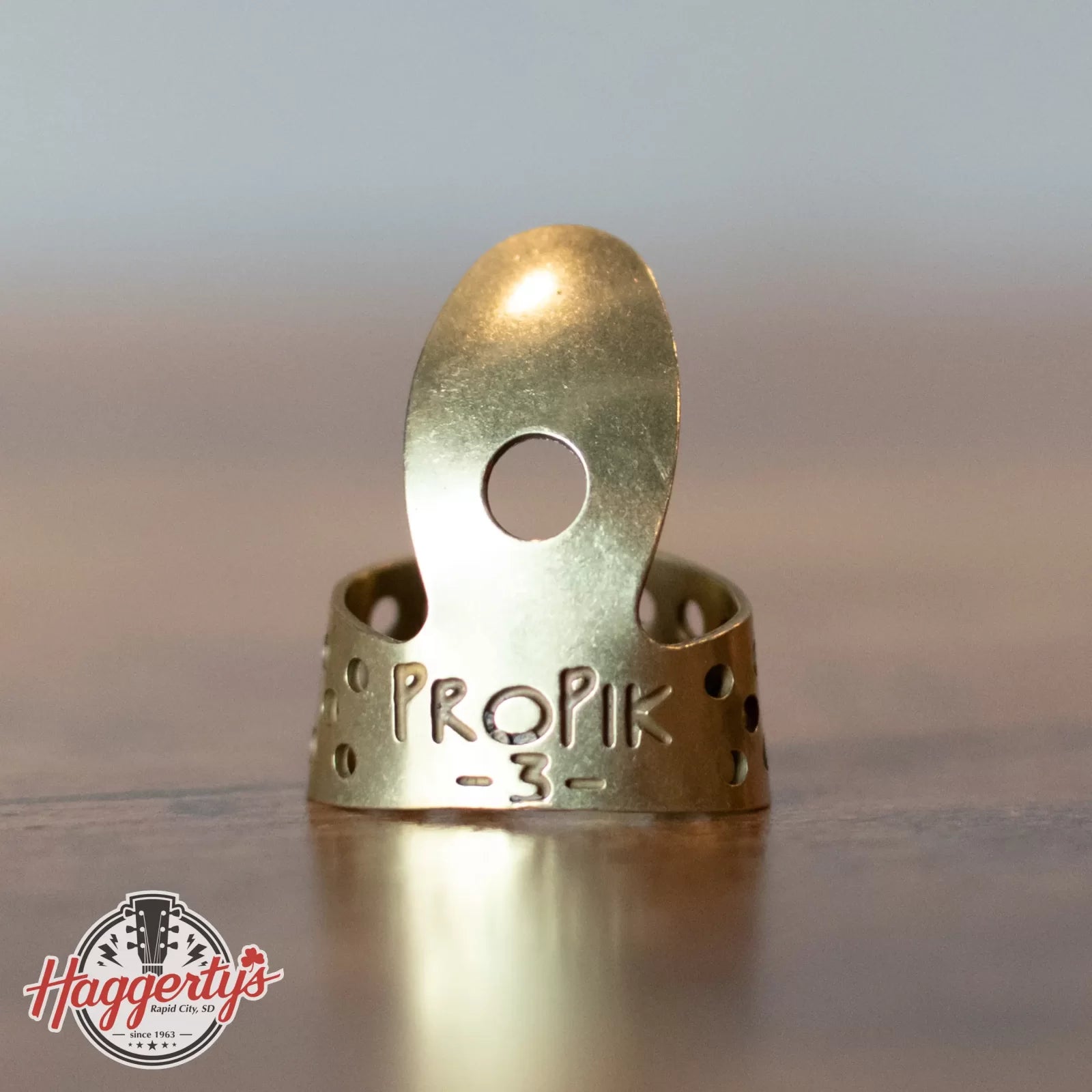 ProPik Brass Standard Fingerpick #3 Straight