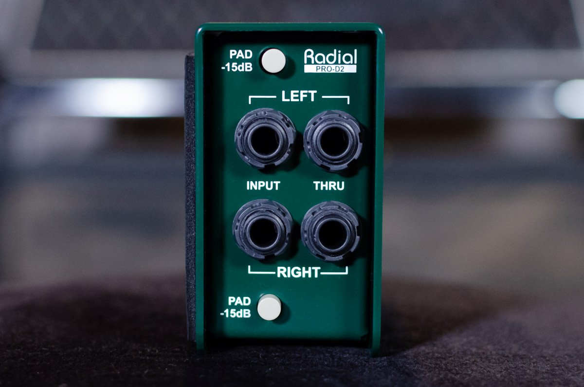 new Radial Engineering ProD2 Stereo Passive Direct Box haggertys 3