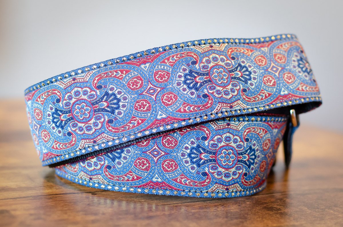 new Souldier Arabesque Indigo Guitar Strap haggertys 2