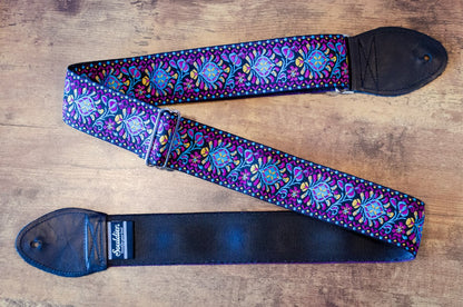 new Souldier Vintage Hendrix Turquoise Guitar Strap haggertys 5