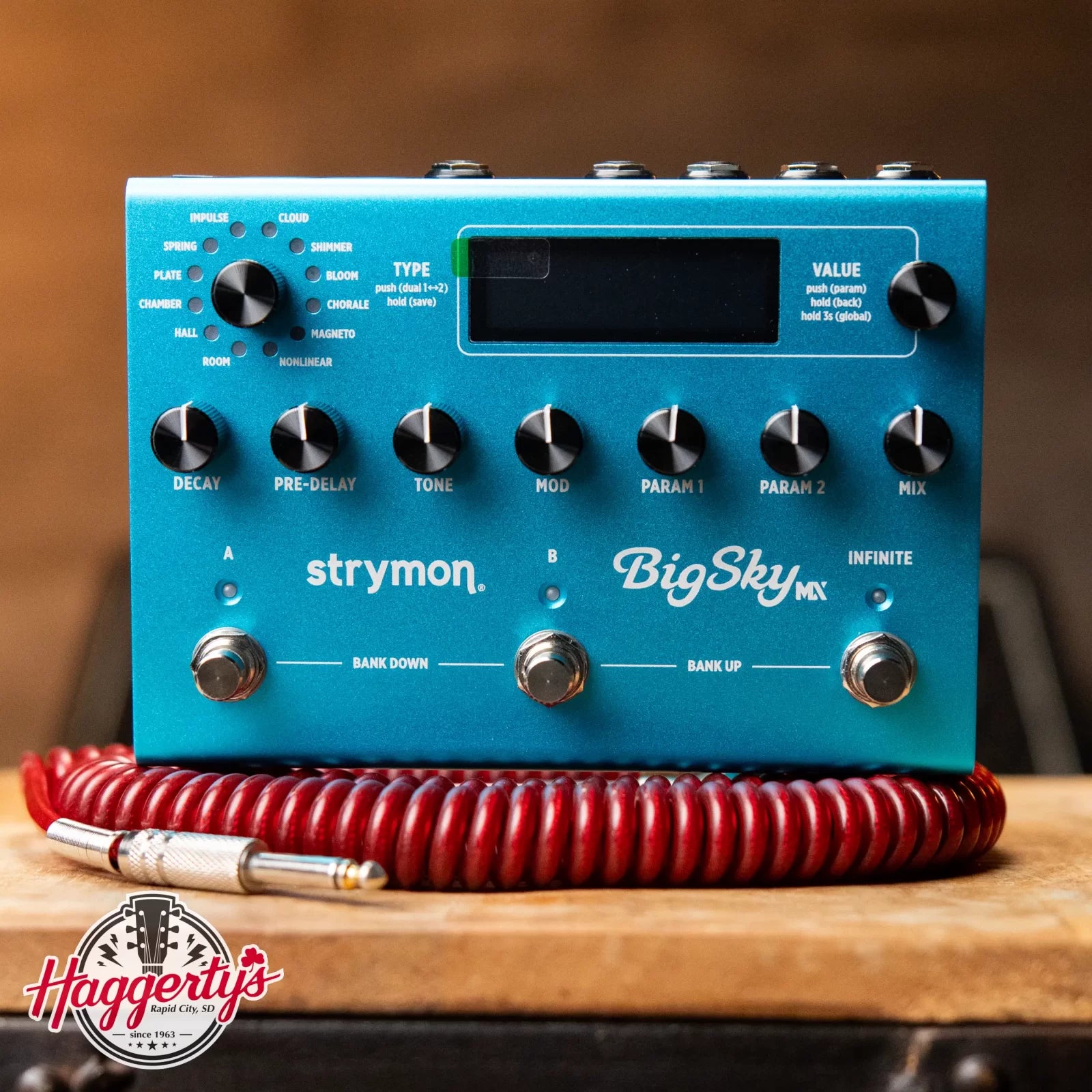 new Strymon BigSky MX Reverb haggertys 1