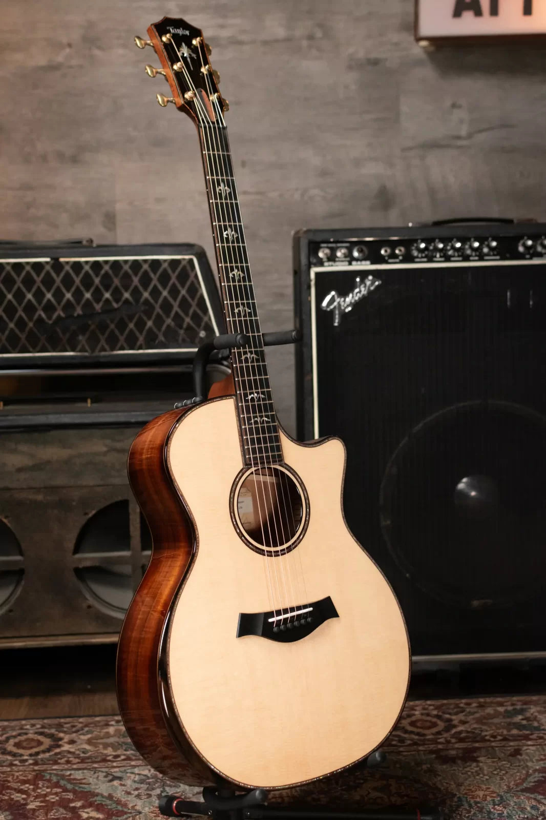 new Taylor 914ce LTD Koa Sitka Spruce Grand Auditorium Acoustic Electric Guitar Shaded Edge Burst with Hardshell Case haggertys 13