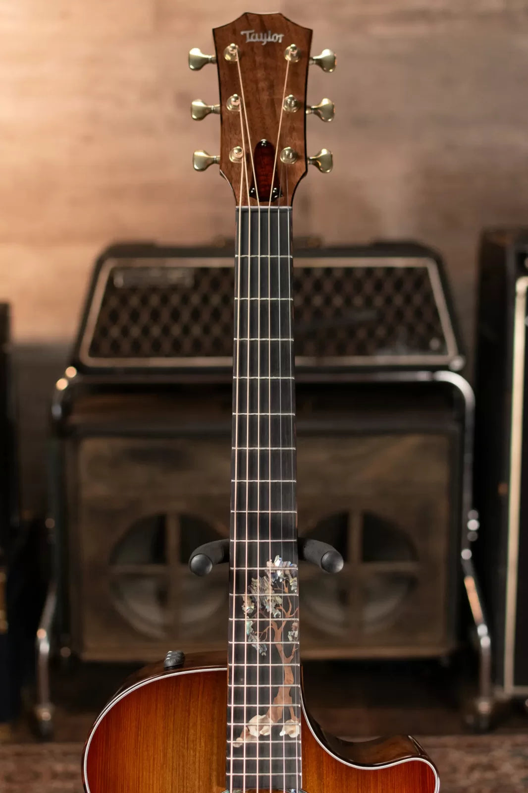 Taylor Custom Shop 2024 Queen's Walnut/Redwood Grand Concert Acoustic Guitar with Hardshell Case