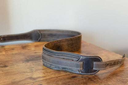 new Taylor Element Guitar Strap Dark Brown Distressed Leather 2 5 haggertys 07
