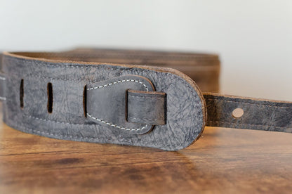 new Taylor Element Guitar Strap Dark Brown Distressed Leather 2 5 haggertys 09