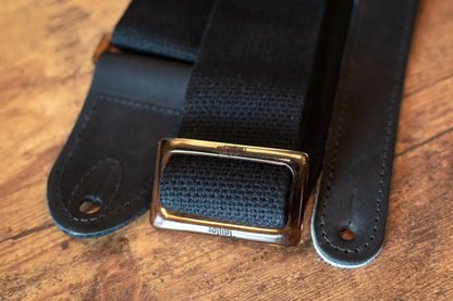 new Taylor GS Mini Guitar Strap Black Cotton 2 haggertys 4