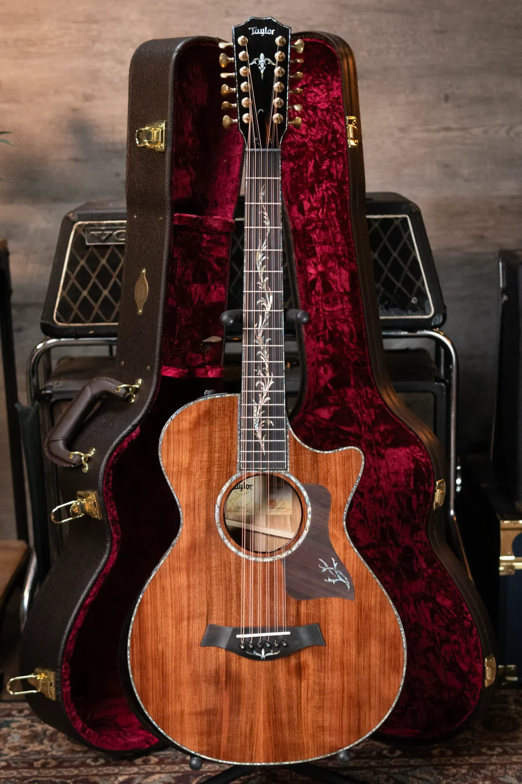 new Taylor PS52ce Presentation Series 12 String Grand Concert Acoustic Electric with Hardshell Case haggertys 18