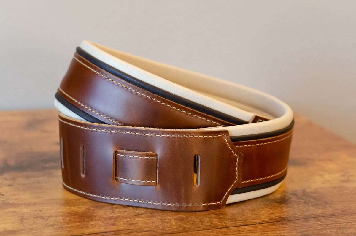 Taylor Renaissance Guitar Strap - Cordovan Leather 2.5" (4105-25)