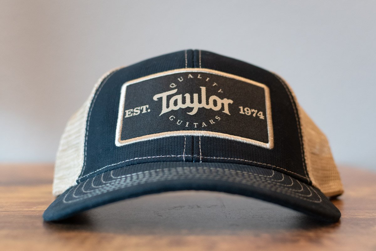 new Taylor Trucker Cap Black Khaki Taylor Patch haggertys 3