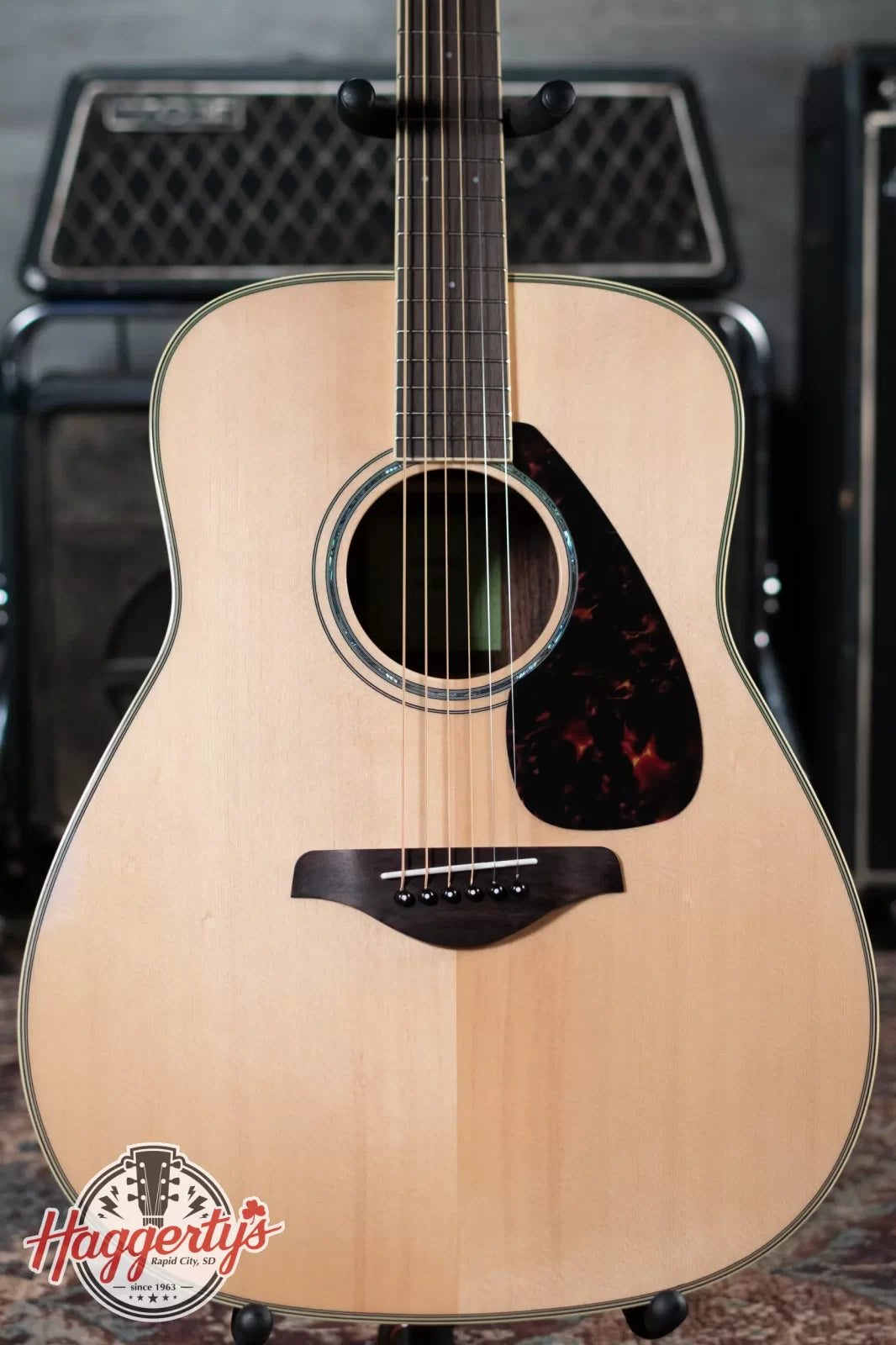 new Yamaha FG830 Small Body Acoustic Guitar Natural haggertys 03